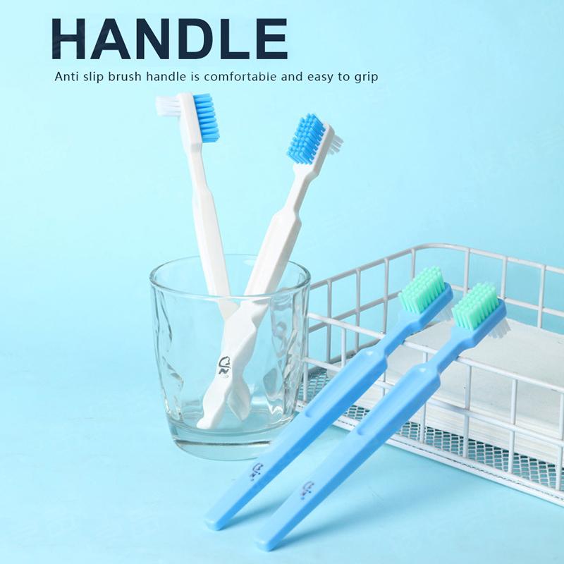 1Pcs Denture Cleaning Brush Deep Cleaning False Teeth Wash Reusable Brush Braces Descaling Brush Oral Care Tool