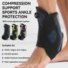 Adjustable Knob Ankle Support Brace Anti-Break Fixed Sport Ankle Protectors Breathable Elastic Fit Ankles Stabilizers
