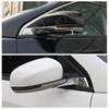 Side Door Rearview Mirror Rubbing Strip Decoration Sequ Cover Trim For Jeep Compass 2017 - 2024 Chrome Accessories Exterior