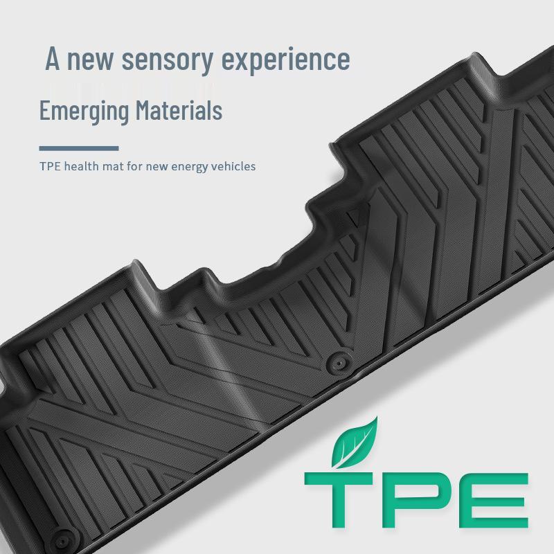 TPE Floor Mats for BYD Song L DM-i (2024-2026), Including Trunk and Seat Back Mats