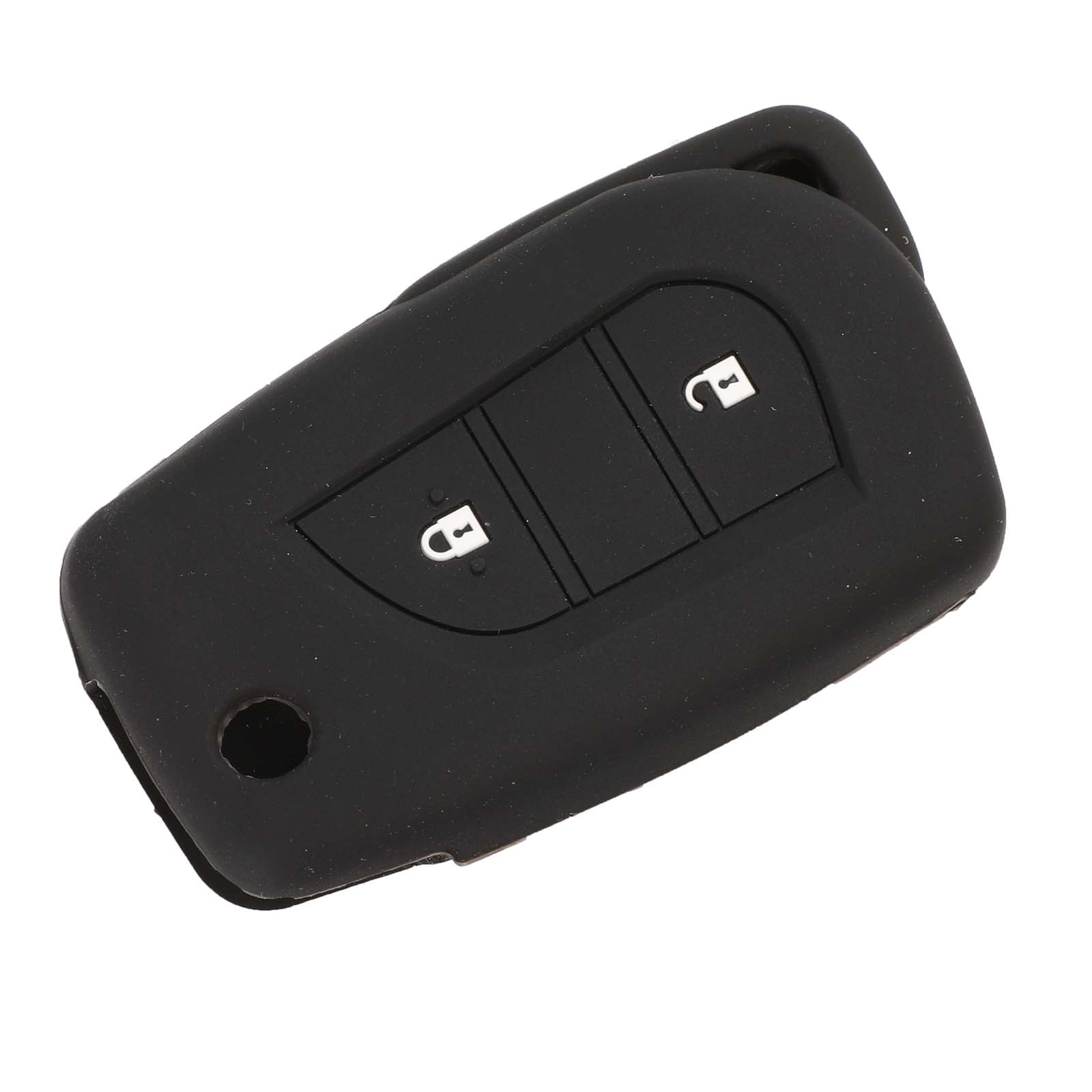 

jingyuqin 2B Remote Key силиконовый чехол для Toyota Yaris Camry Corolla Prado REIZ Crown RAV4 Hilux складной Flid