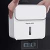 Toilet tissue holder without punching holes waterproof toilet paper box bathroom paper drawer wall mounted storage rack