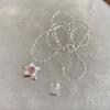 PANJBJ 925 Sterling Silver Irregular ShellNecklace for Women Minimalism Fashion Design Trend Sweet Jewelry Gift Dropshipping
