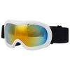 Gogle narciarskie i snowboardowe dla dzieci, soczewki dwuwarstwowe, ochrona przed zaparowaniem i promieniowaniem UV, gogle narciarskie(Biały )