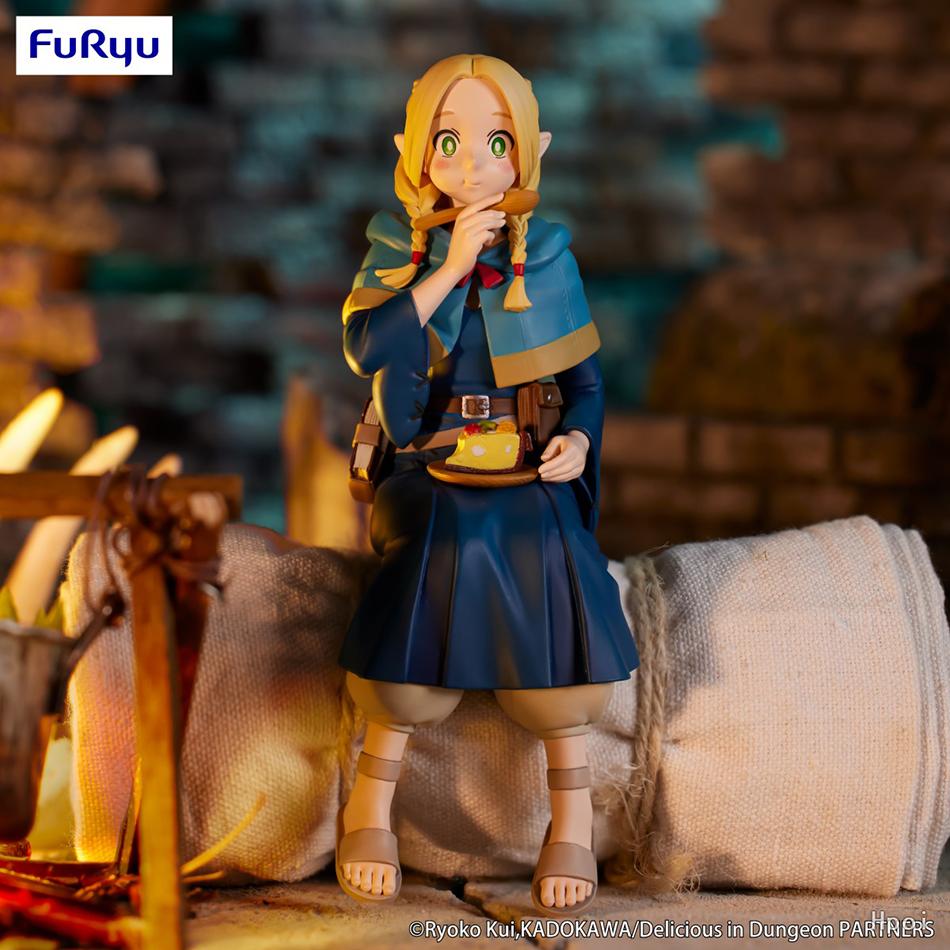14cm Good Smile Original Delicious In Dungeon GSC Meshi Marcille Laios Raiosu Anime Action Figure Noodle Stopper Model Toys Gift
