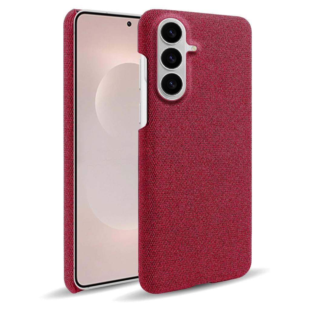 For Samsung Galaxy S26+ Phone Case Cloth Texture Anti-Scratch Protective PC Back Cover