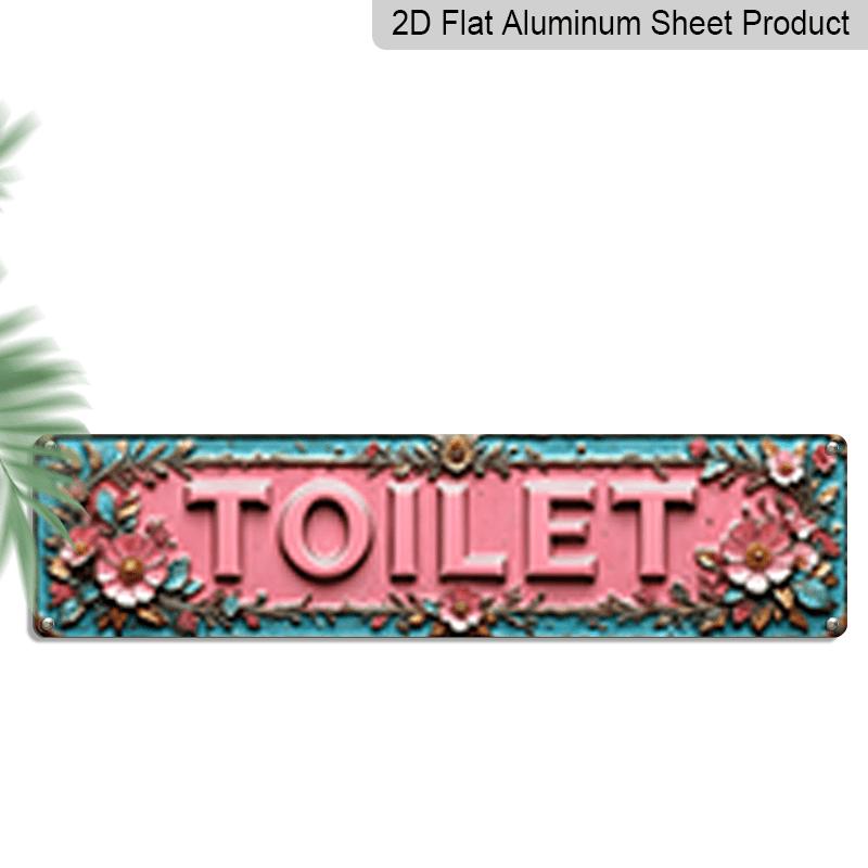 

Two-dimensional Plane-retro ”decorative Design‘toilet’ Logo Aluminum Listing, Suitable for Two-dimensional Surfaces-perfect for Home Furnishing 40cm x 10cm