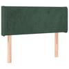 VidaXL Tête de Lit à LED Meuble de Chambre à Coucher Accessoire de Lit Simple Tête de Cadre de Lit Intérieur Vert Foncé 3122995