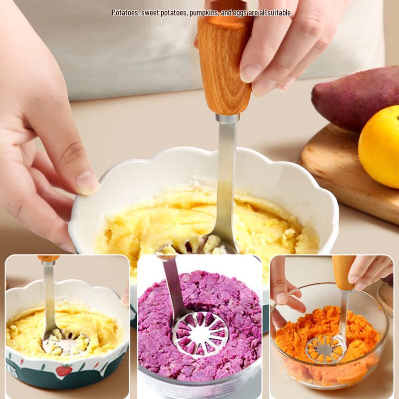 COOKSS Stainless Steel Potato Masher