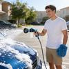 Car Wash Foam Cannon High Pressure Garden Hose Nozzle with Soap Dispenser Foam Sprayer with 8 Adjustable Spray Modes