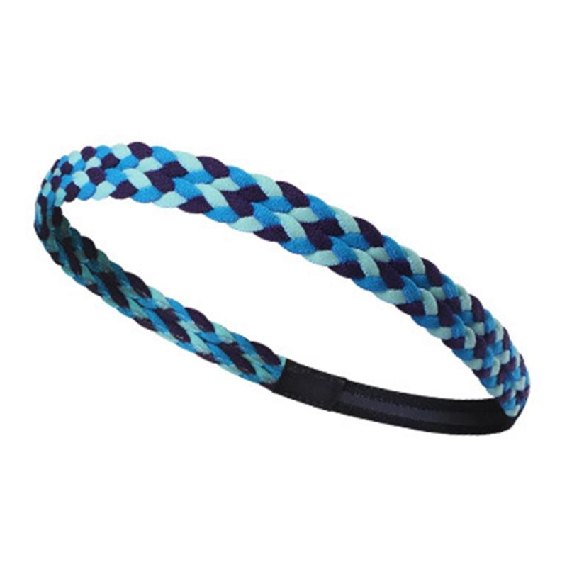 Sweatband Headbands Sports Headband For Women Non Slip Braid Hair Band Yoga Running Fitness Headband