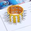 Punk Men Women Faux Leather Multiple Spikes Bracelet Bangle Jewelry Wrist Decor