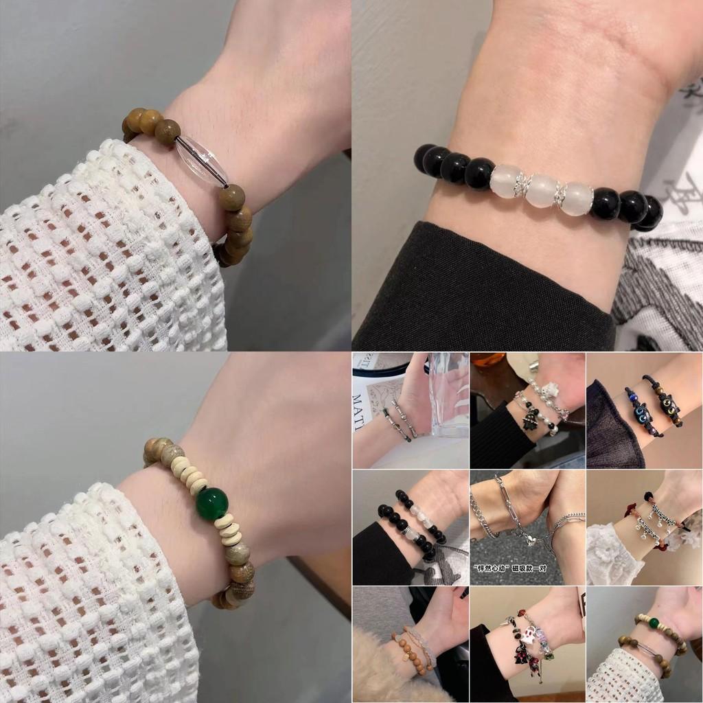 Stylish Pink Beaded Bracelet For Men And Women Luxurious And Versatile