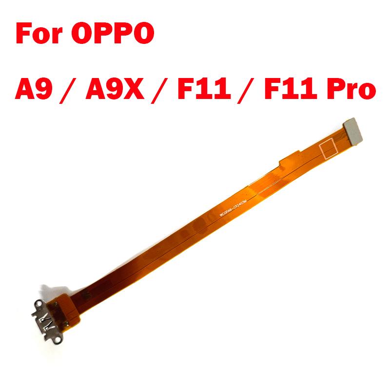 For OPPO A9 A9X F11 F11 Pro Charging Dock Port USB Connector Mainboard Flex Cable A9 A9X F11 F11 Pro