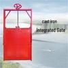De Qi Er 1.2m X 1.2m Integrated Cast Iron Sluice Gate CN Plug (adapter Included)