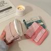 Husă Mini Pliabilă pentru Absorbante Femei Geantă Drăguță pentru Depozitare Absorbante Șervețele Prosoape Husă Organizator Absorbante Sanitare