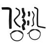 Silicone Radiator coolant Hose Fit For Suzuki SV 650 SV650 2016-2025 Black