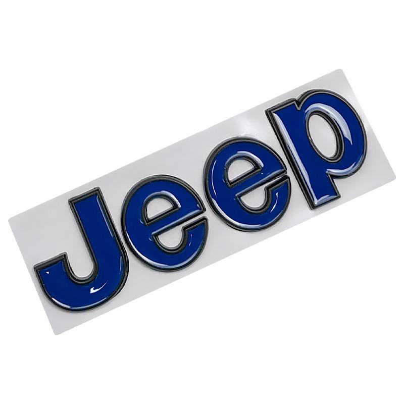 13.5X4cm Metal for Jeep Grand Cherokee Wrangler Renegade Patriot Compass Liberty Commander Car Front Trunk Side Emblem Stickers