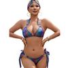 2025 European-American Crystal Diamond Three-Piece Sexy Bikini Swimsuit