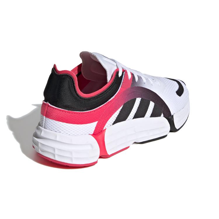 Adidas Originals Sonkei J Cushioning Slip Resistant Low top Kids Lifestyle Shoes White Black Pink FW0493