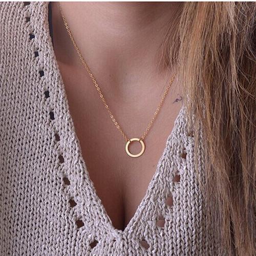 New Minimalist Pendant Women's Necklaces Cross Leaf Silver Color Knot Design Female Neck Jewelry Infinity Multilayers Collares