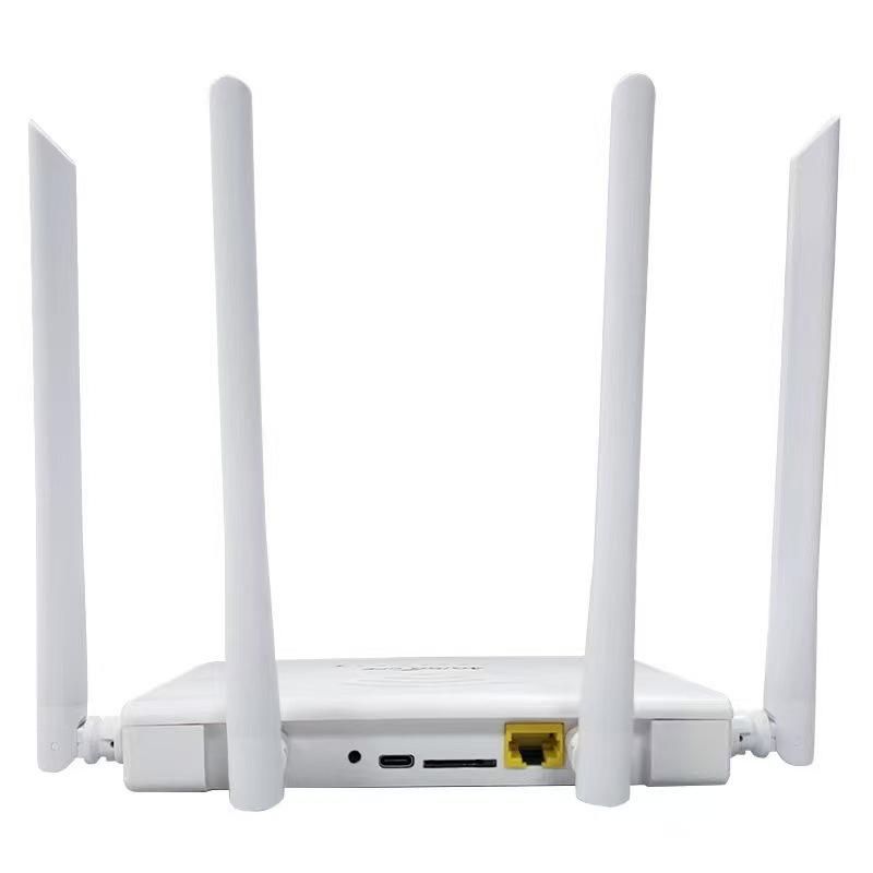 Wireless Router: Antennae, All-Network 4G/5G WiFi, Card Slot, No Broadband Needed, Ideal for Homes & Rentals, Internet Booster.