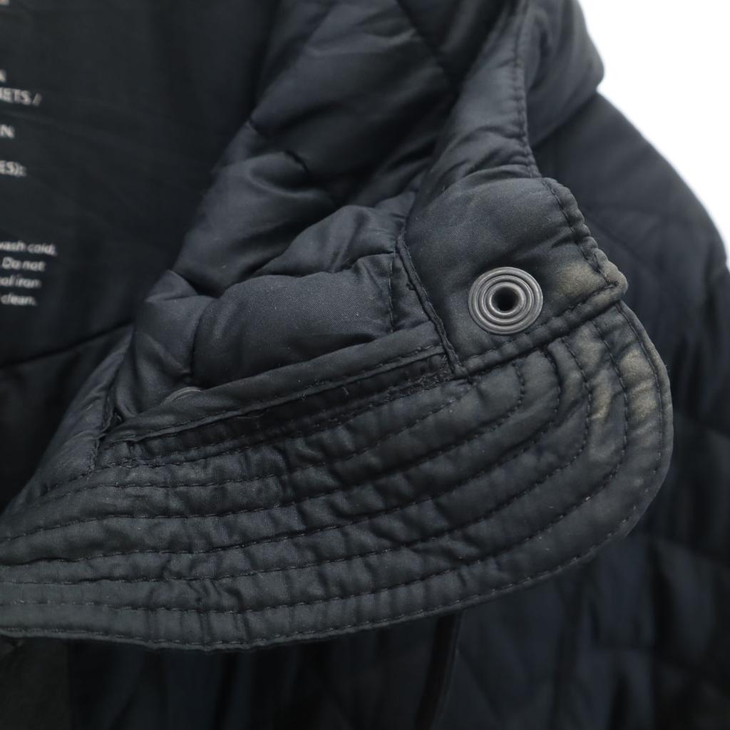 L.L.Bean Quilted hooded shirt coat XL Charcoal gray Outdoors Women Used