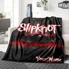 Name Individuell Slipknot Print Flanelldecke Hohe Qualität Warm Bequem Decke für Alle Jahreszeiten Perfekt für Geschenke Heimdekoration