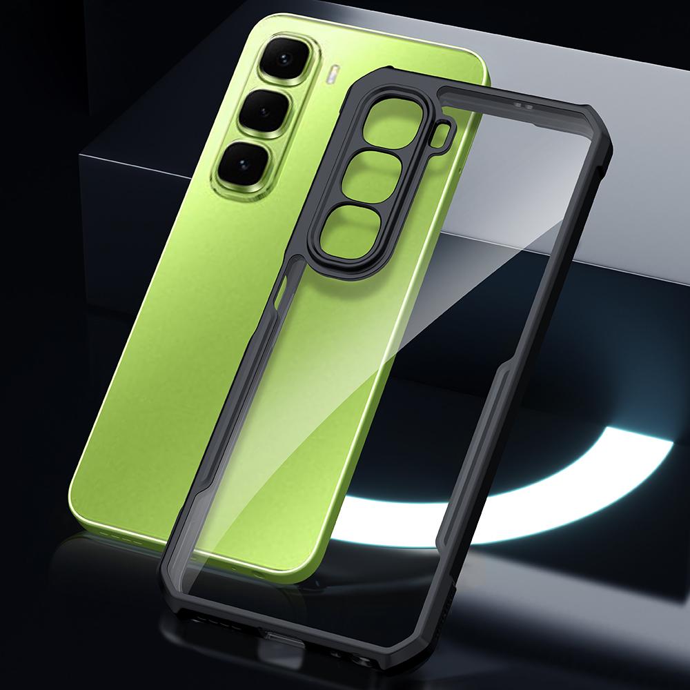 XUNDD For Infinix Hot 60i 4G Case Dropproof TPU + Acrylic Clear Back Phone Cover