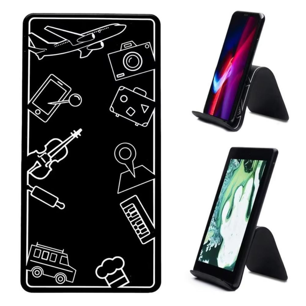 Graffiti Travel Phone Stand Collapsable Adjustable Phone Rack Watching TV Phone Support