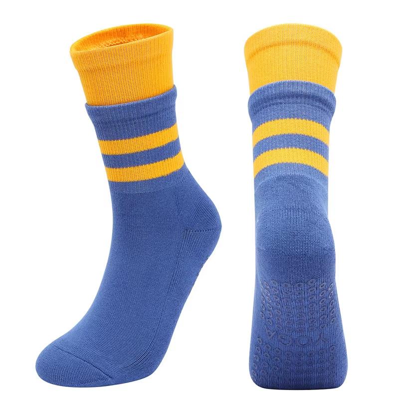 Yoga Socks Professional Non-slip Breathable Mid-tube Pilates Sock Ladies Cotton Gym Fitness Silicone Indoor Floor Socks