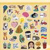 50 Simple Drawings Graffiti Stickers Mobile Suitcase Waterproof Decorative Stickers Children's Hand Account Stickers