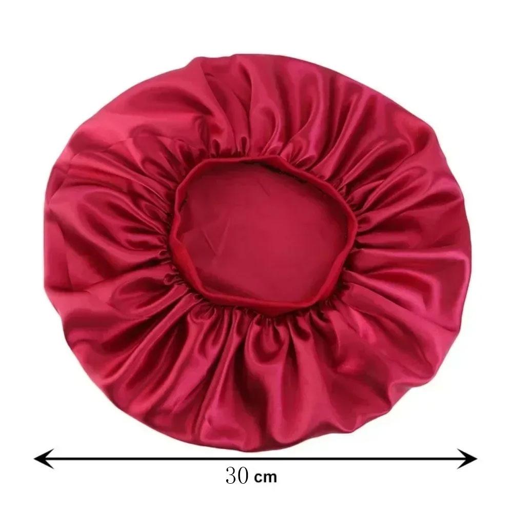 Satin Bonnet Silk Bonnet Hair Bonnet for Sleeping-Slouchy Beanie Hat Satin Sleep Cap for Women's Natural & Curly Hair