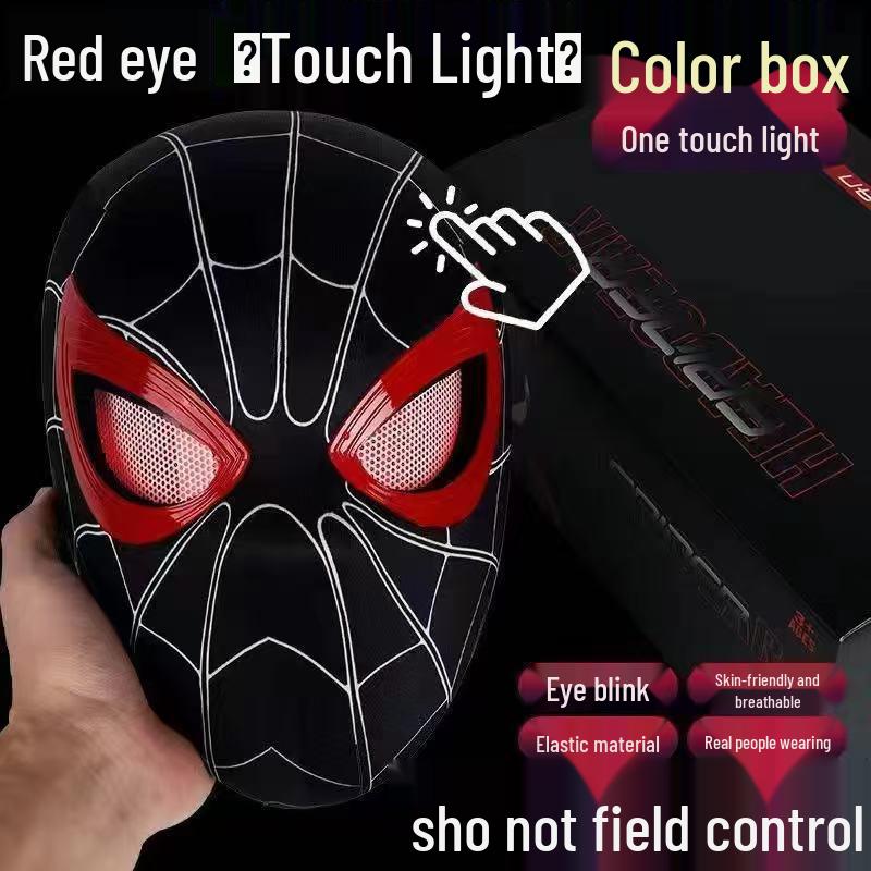 Luminous Blinking Venom Spider-Man Mask for Adults & Kids