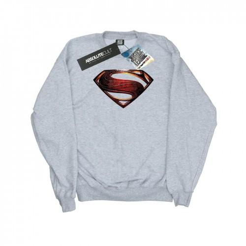 DC Comics Womens/Ladies Justice League Movie Superman Emblem Sweatshirt