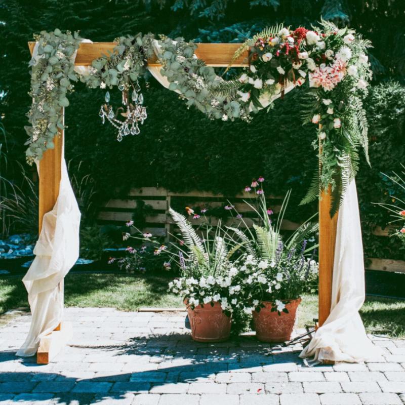 180cm Artificial Eucalyptus Garland with White Flowers for Home Festival Wall Hanging Garden Wedding Backdrop Arch Party Decor 5