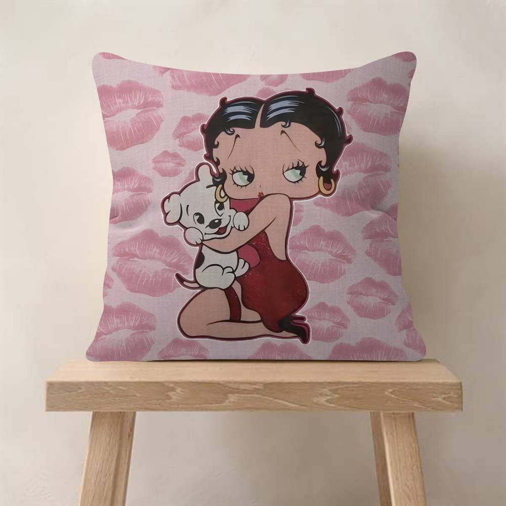 Pretty Cartoon BBetty Bboop Pillow Gift Home Office Decoration Bedroom Sofa Car Cushion Cover Case x
