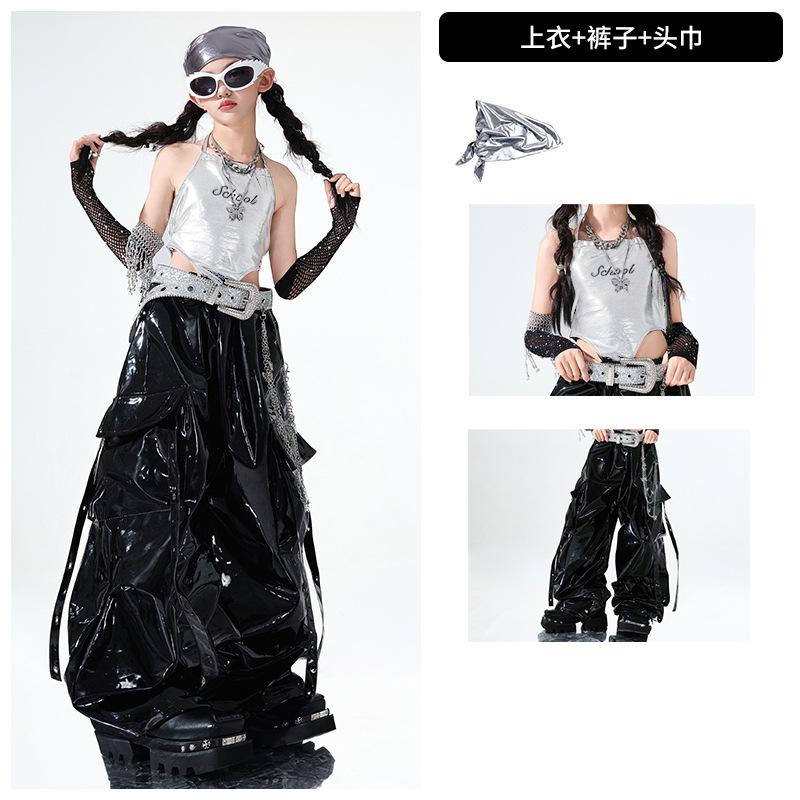 Girls' Jazz Costumes Are Trendy And Trendy Girls' Jazz Less Children'S Costumes Catwalk Girl Group Street Dance Trendy Costumes