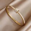 Titanium Steel Women Bracelets  Bangles Fashion Jewelry Cuff  Women's Daily Wear