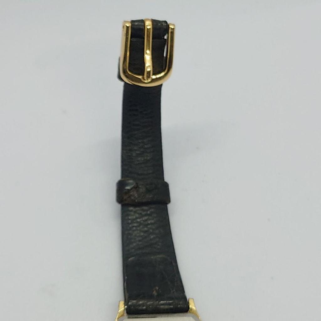 Used New battery SEIKO Octagon gold case ladies
