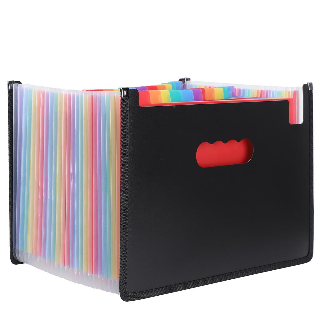Retractable Folder Portable 24 Layers Expanding Accordian Organizer School Supplies