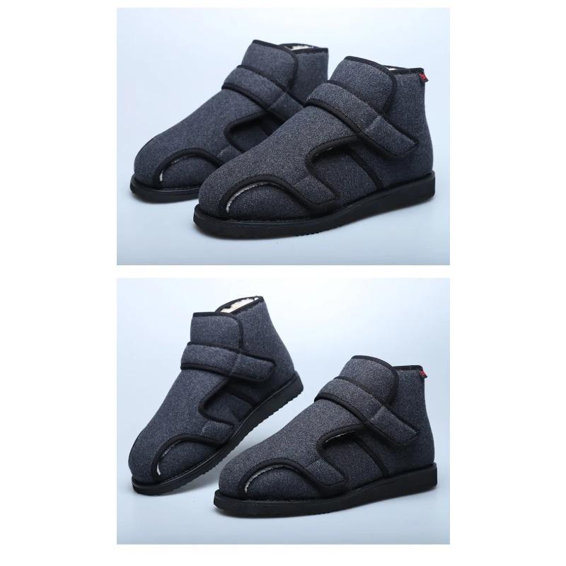 Breite Wollschuhe für geschwollene Füße, Hallux Valgus, breite Füße, ältere Menschen, Diabetiker, groß