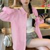 Casual Resort Style High-end Solid Color Long-sleeved Blouse for Women 2025 Autumn and Winter