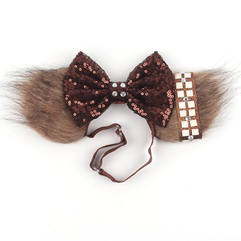 Disney 3,3" Minnie Mickey Ohr Elastische Stirnbänder Neugeborenen Mode Glitzer Verstellbares Haarband Baby DIY Haarschmuck Festival Reise