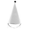 Cappello Conico di Velluto Fantasy Medievale per Adulti Costume da Nano Elfo Cappellino Copricapo Appuntito per Halloween Natale Festa in Maschera