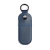 USB Flash Drive Case Microfiber Leather Dust Protective Cover with Metal Closure Keychain Optional Color