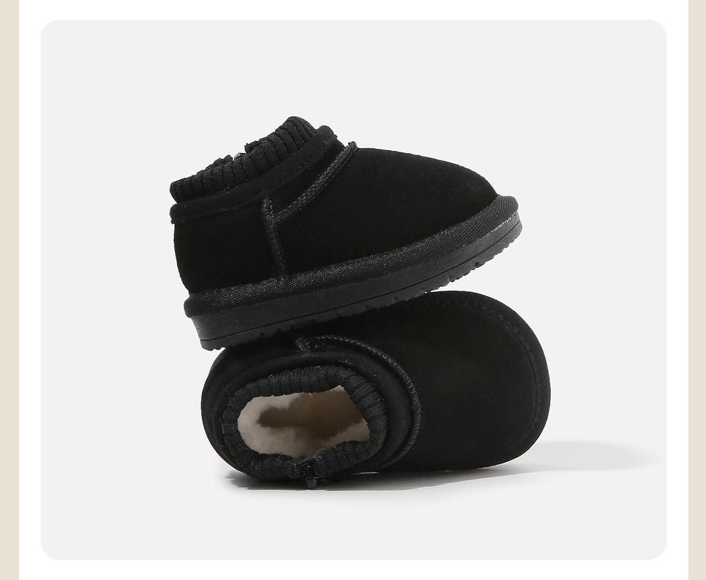 2025 Autumn/Winter Toddler Boots: Cozy Fleece-Lined Cotton, Soft Non-Slip Sole, Comfortable Baby Shoes
