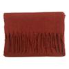 Solid color mohair loop yarn scarf women's autumn and winter new high-end versatile warm scarf shawl dual-purpose