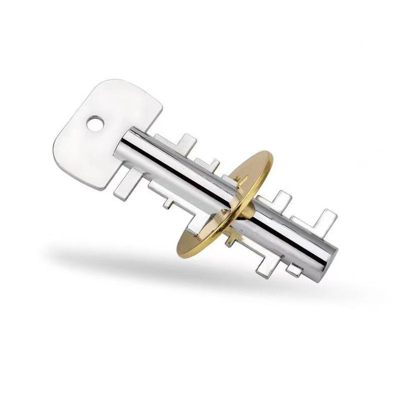 

Metal Puzzle Key Brain Teaser Casse Tete Disentanglement Unlock Interlocking Toys IQ Logical Games For Kids And Adults