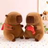 Capybara Fortune Tree Chef Plush Toy Koi Fish French Fries Backpack Gift Kids
